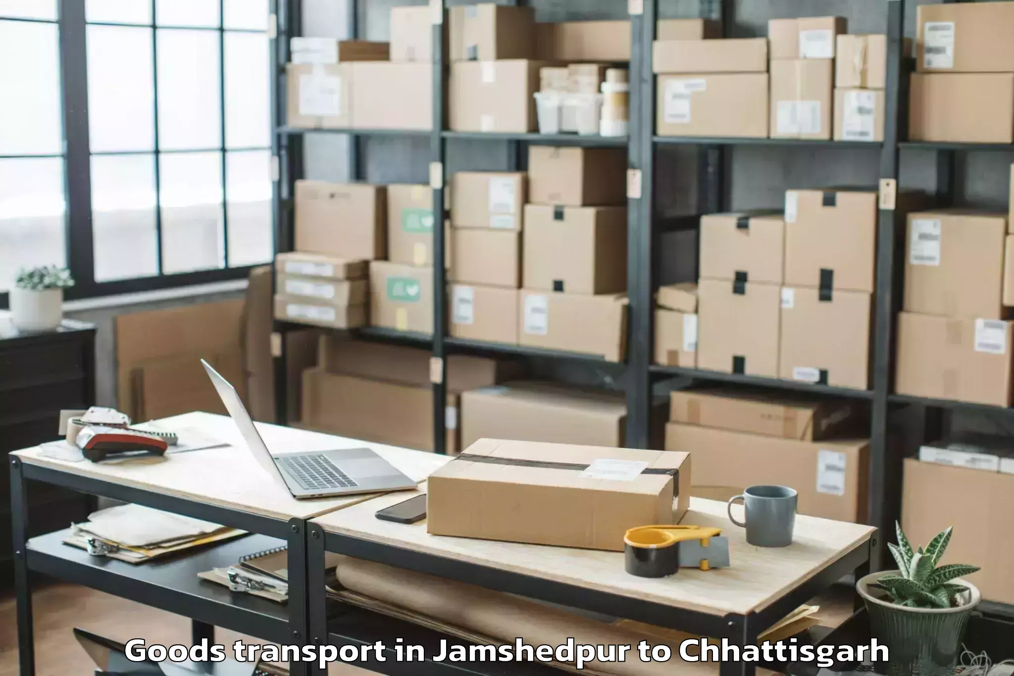 Affordable Jamshedpur to Bhalai Goods Transport